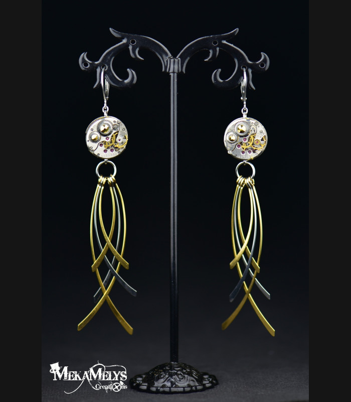 Boucles d'oreilles Small " Lacrima Aureum " Gold
