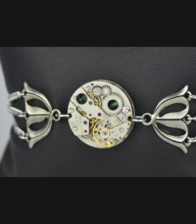 Bracelet "Callisto " Dark Crystal rainbow