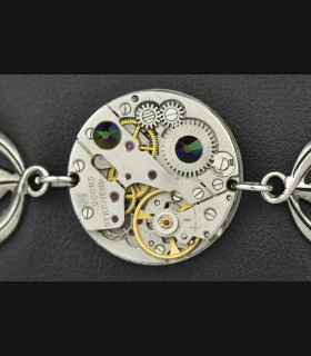 Bracelet "Callisto " Dark Crystal rainbow