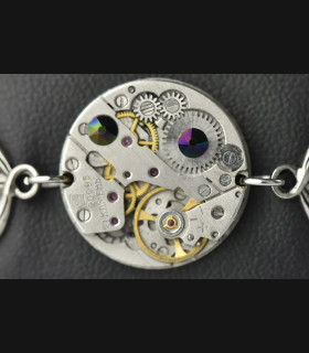 Bracelet "Callisto " Dark Crystal rainbow