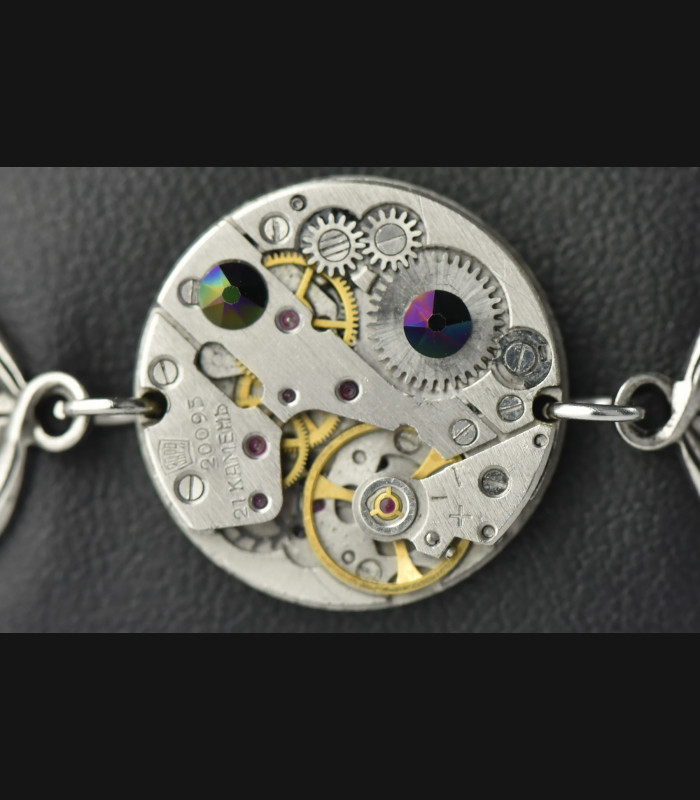 Bracelet "Callisto " Dark Crystal rainbow