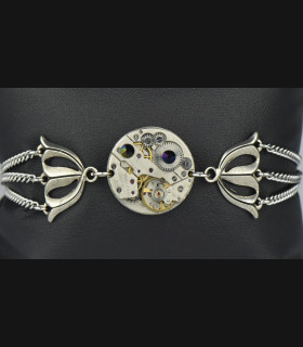 Bracelet "Callisto " Dark Crystal rainbow