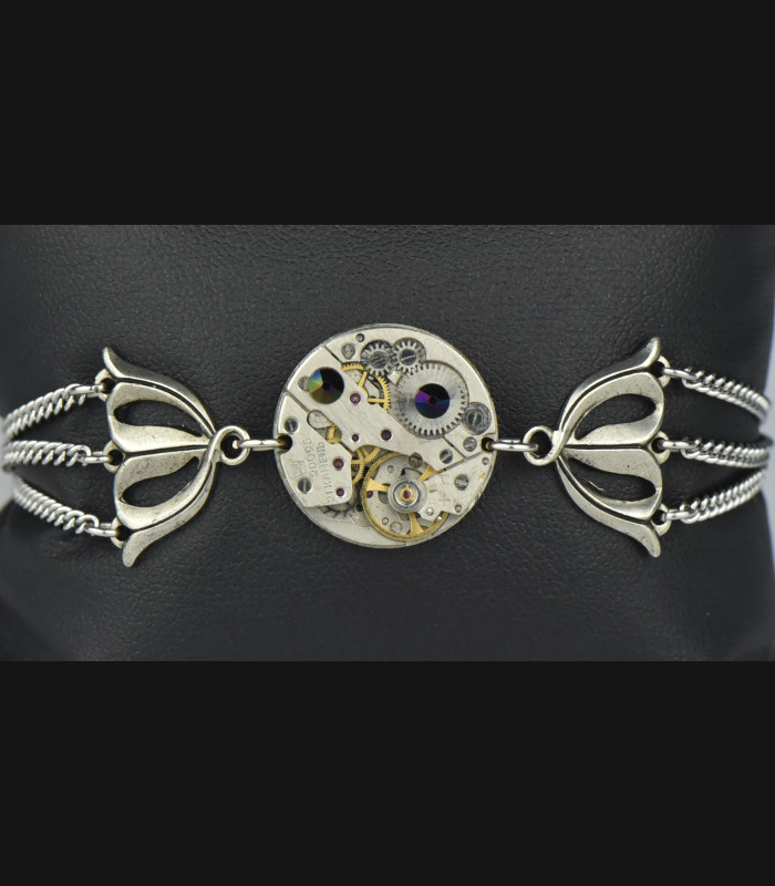 Bracelet "Callisto " Dark Crystal rainbow