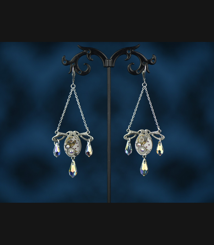 Boucles d'oreilles Diamond " Slava "