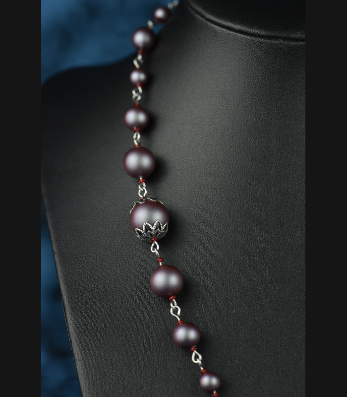 Collier Douce Nymphéa Red