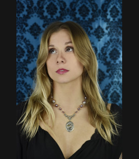 Collier Douce Nymphéa Red