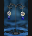 Boucles d'oreilles steampunk Moon Drop