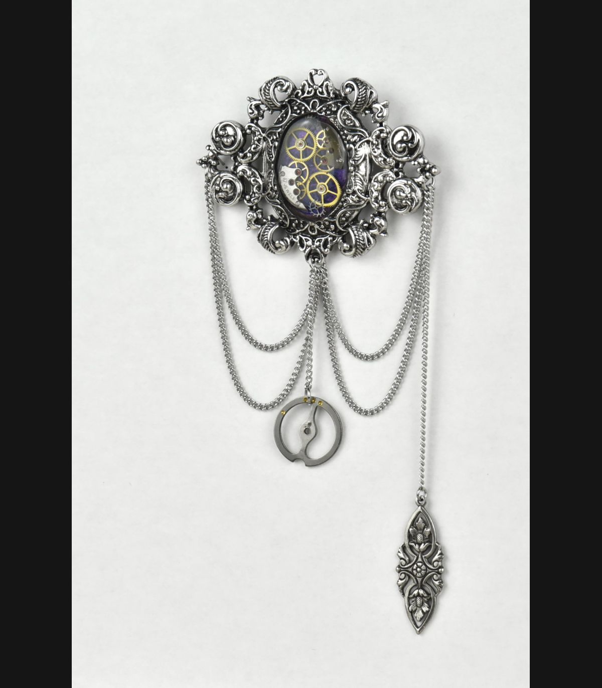 Broche ésotérique Vintage - Occasion - Symbole Mystique Ou Religieux Ancien