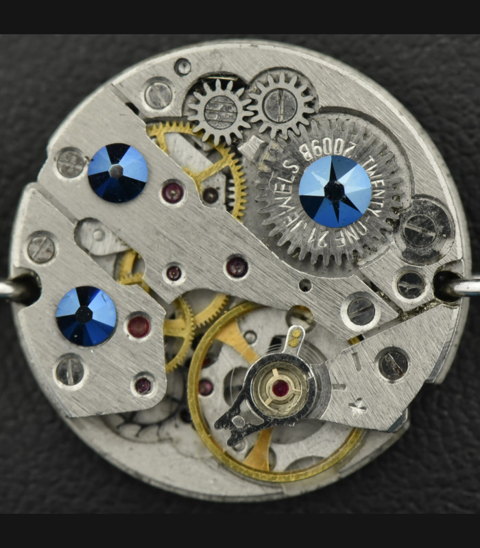 Bracelet " Blue metallic flower"
