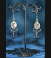 Boucles d'oreilles steampunk mécaniques Annabelle