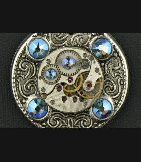 Collier Chronostasis Blue Iridescent