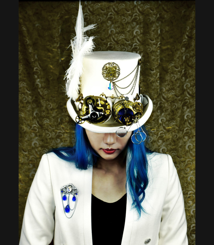 Broche Hestia Bleu Royal