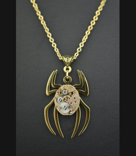 Collier Arachnée blue