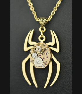 Collier Arachnée blue