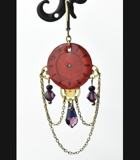 Boucles " Héméra " purple