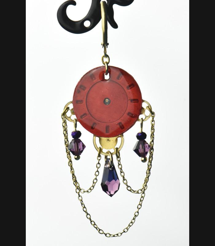 Boucles " Héméra " purple