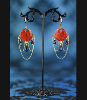 Boucles " Héméra " purple