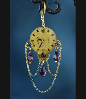 Boucles " Héméra " purple