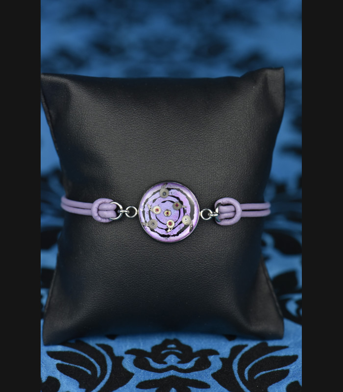 Bracelet cuir « Rinnegan »
