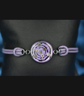 Bracelet cuir « Rinnegan »