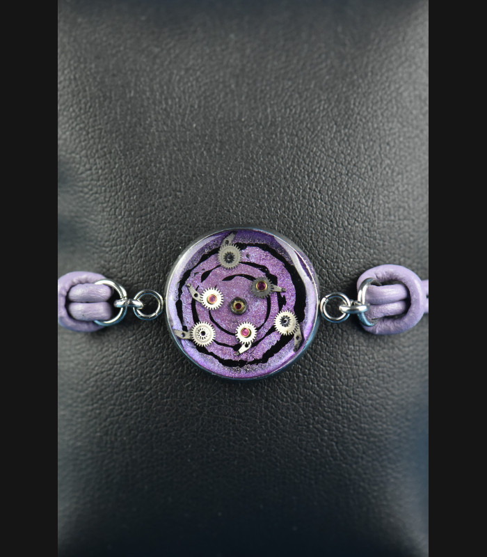 Bracelet cuir « Rinnegan »