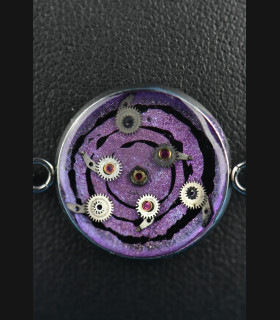 Bracelet cuir « Rinnegan »