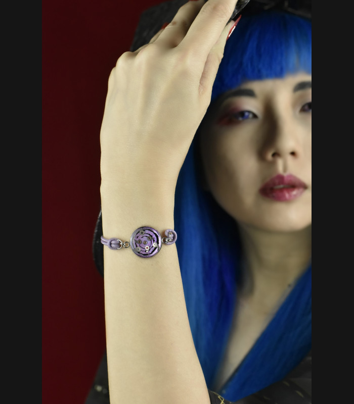 Bracelet cuir « Rinnegan »