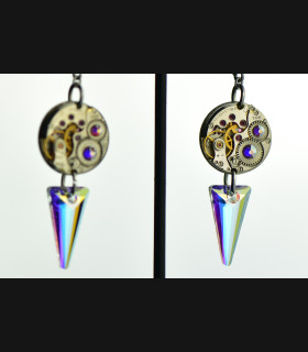 Boucles d 'oreilles "Spiky Diamond"