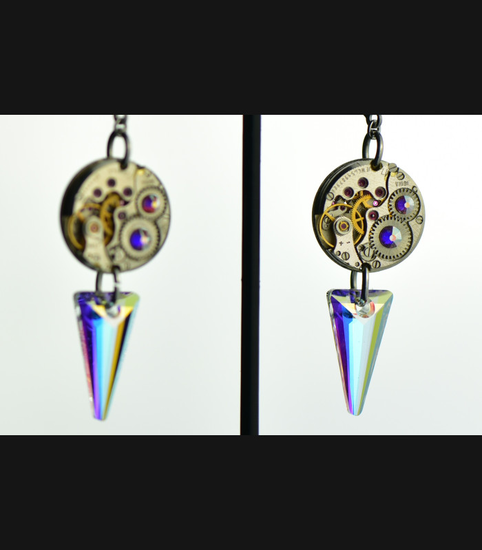 Boucles d 'oreilles "Spiky Diamond"