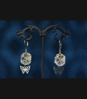Boucles d'oreilles papillons