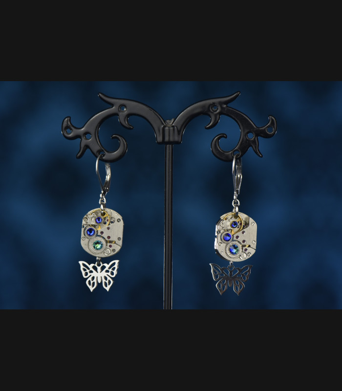 Boucles d'oreilles papillons