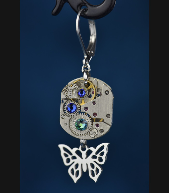 Boucles d'oreilles papillons