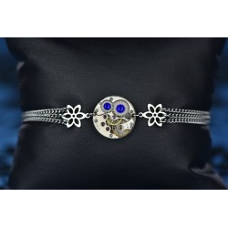 Bracelet Tiaré bleu