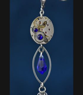 Boucles d'oreilles steampunk Thétys