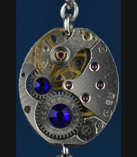 Boucles d'oreilles steampunk Thétys