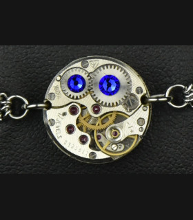 Bracelet mécanique " Echo Purple rain" Couleur:bleu majestic Forme:rond 16mm