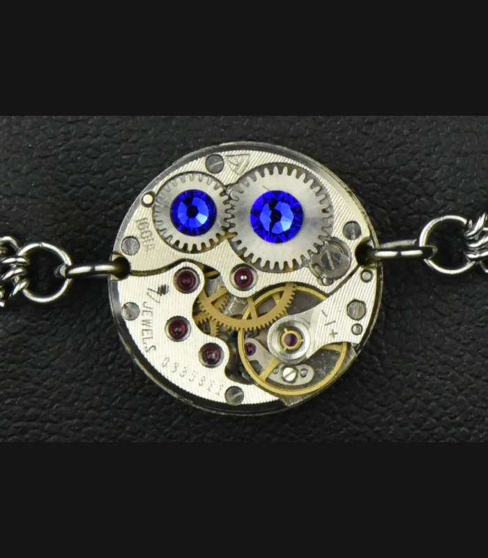 Bracelet mécanique " Echo Purple rain" Couleur:bleu majestic Forme:rond 16mm