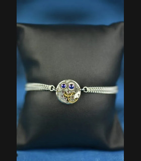 Bracelet mécanique " Echo Purple rain" Couleur:scarabée Forme:rond 16mm