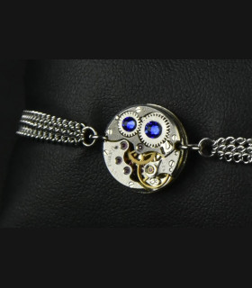 Bracelet mécanique " Echo Purple rain" Couleur:bleu majestic Forme:rond 16mm