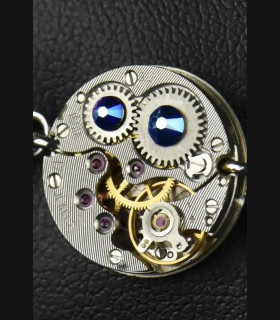 Bracelet mécanique " Echo Purple rain" Couleur:bleu métallique Forme:rond 16mm