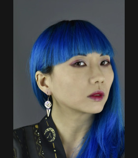 Boucles d'oreilles steampunk Spiky