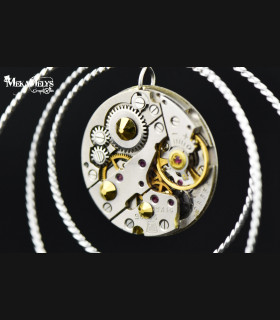 Boucles d'oreilles orignales steampunk Atomic