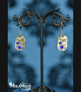 Boucles d'oreilles steampunk Simple minds