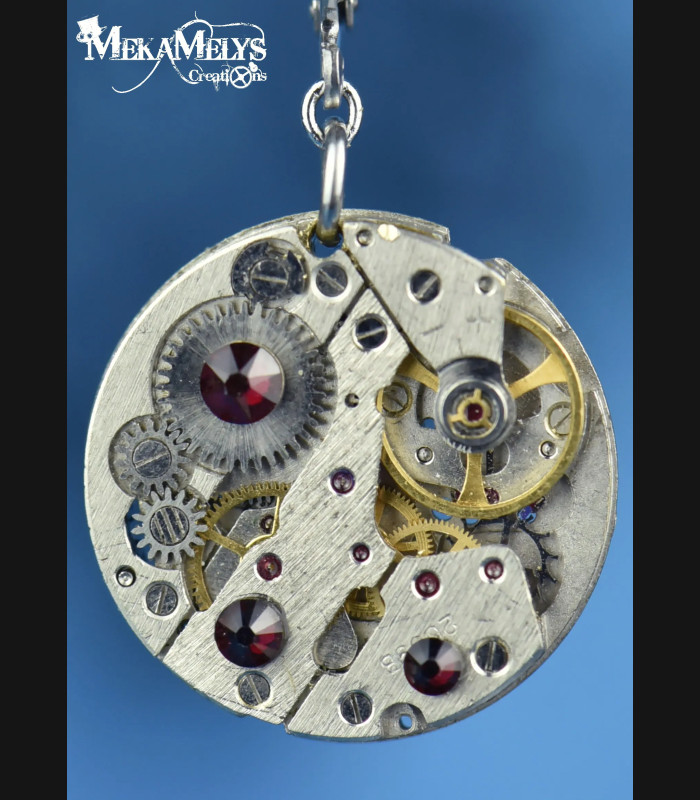 Boucles d'oreilles steampunk Simple minds