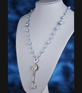 Collier Clé Temps pour elle