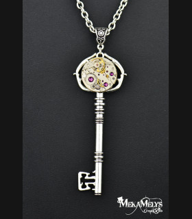 Collier Clé Temps pour elle