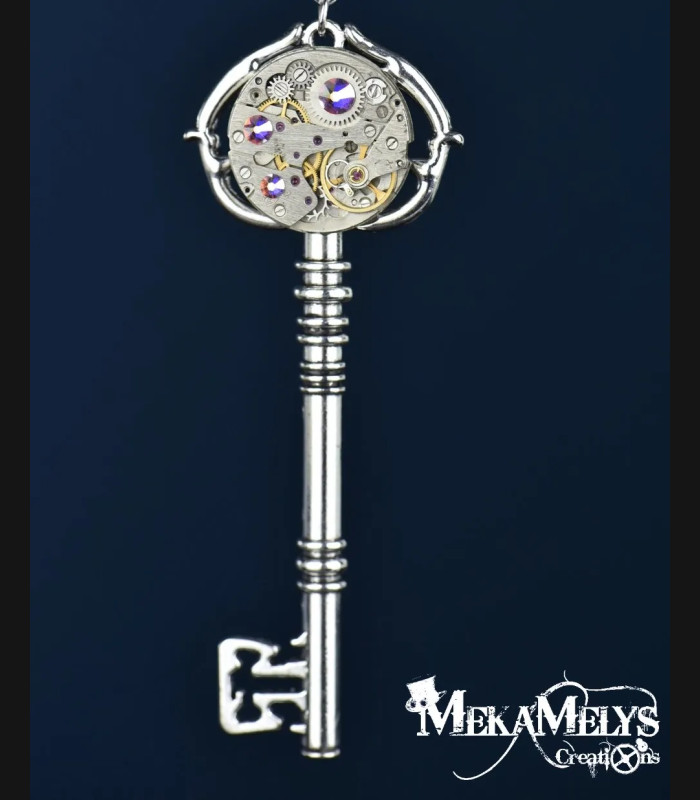 Collier Clé Temps pour elle