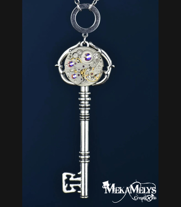 Collier Clé Temps pour elle