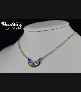 Collier Steampunk Luna - Bijou Artisanal | MekaMelys