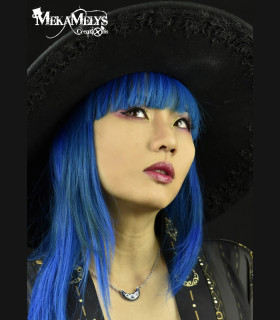 Collier Steampunk Luna - Bijou Artisanal | MekaMelys